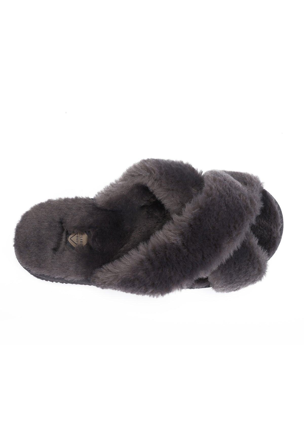 Chaussons Fluffy Anthracite