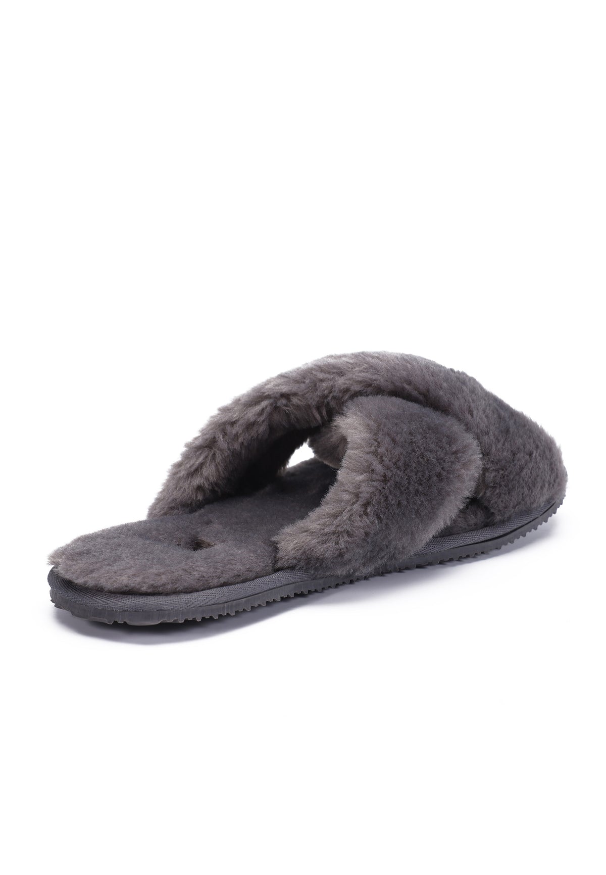 Chaussons Fluffy Anthracite