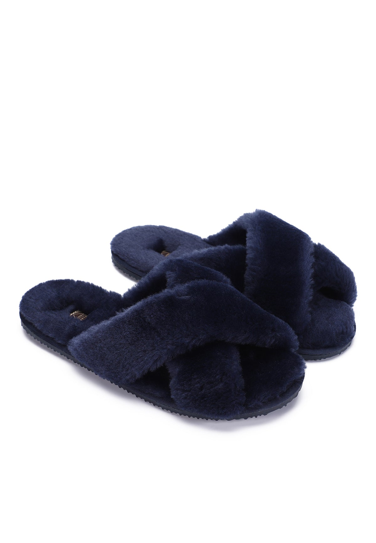 Chaussons Fluffy Marine