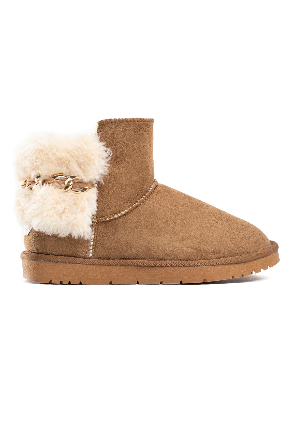 Bottines Crystal Camel
