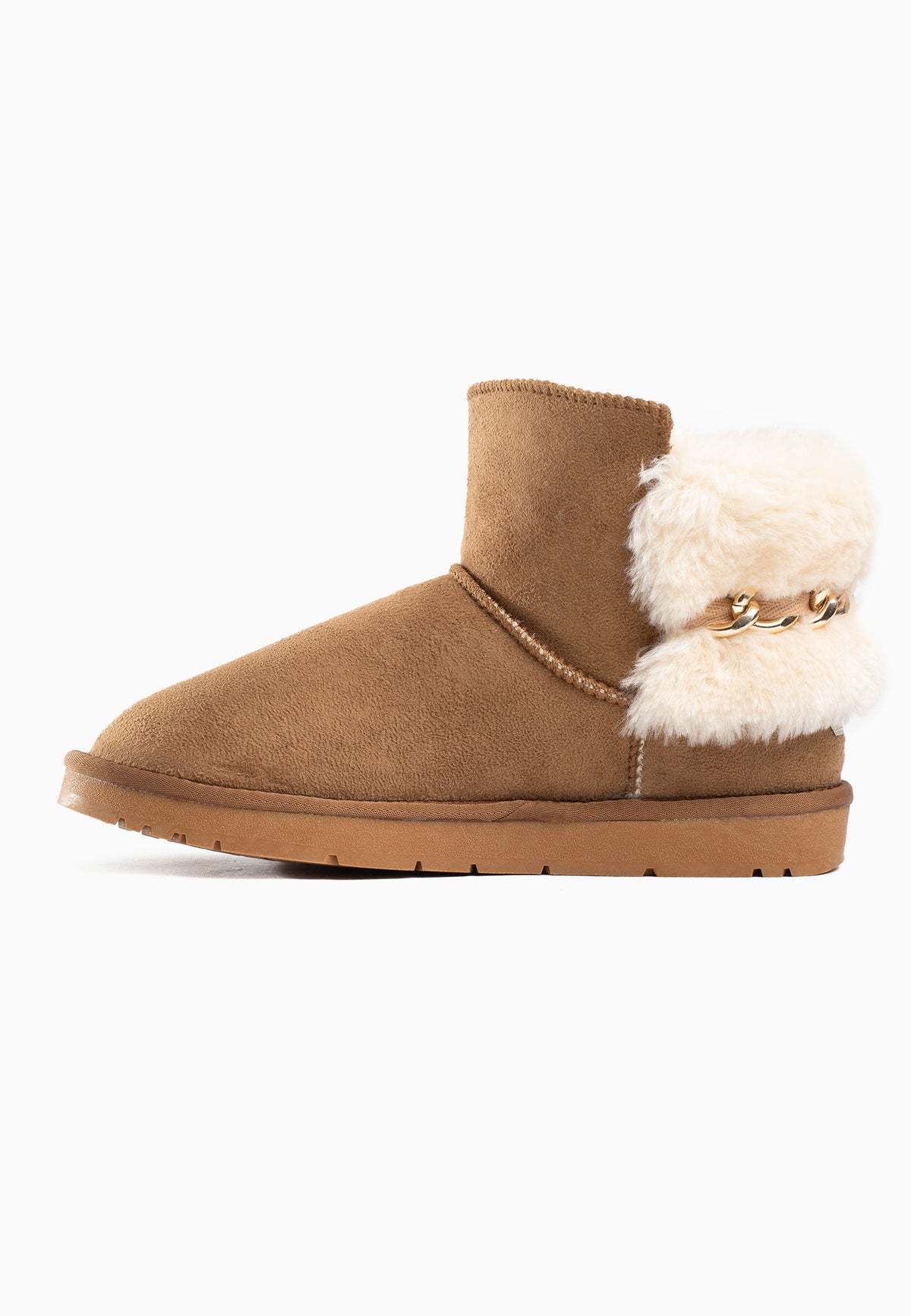 Bottines Crystal Camel