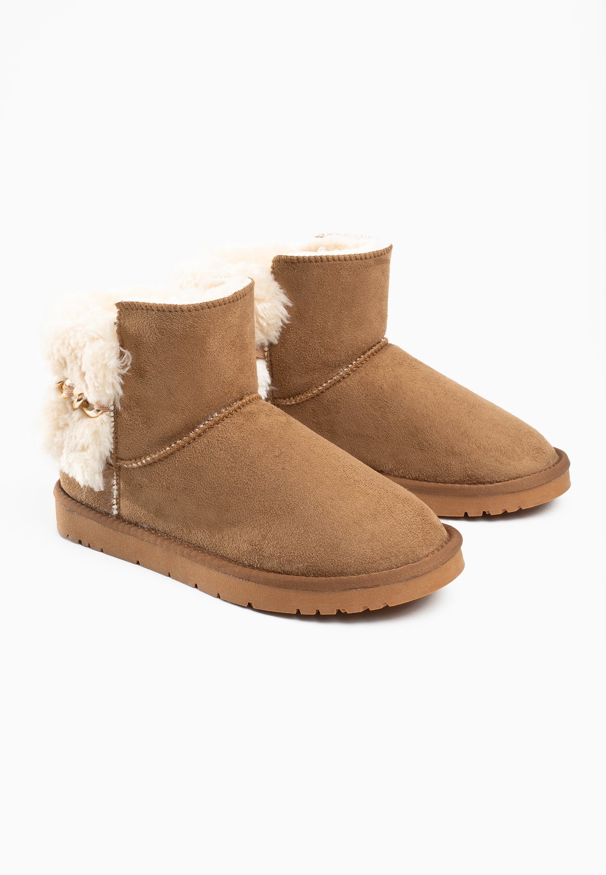 Bottines Crystal Camel