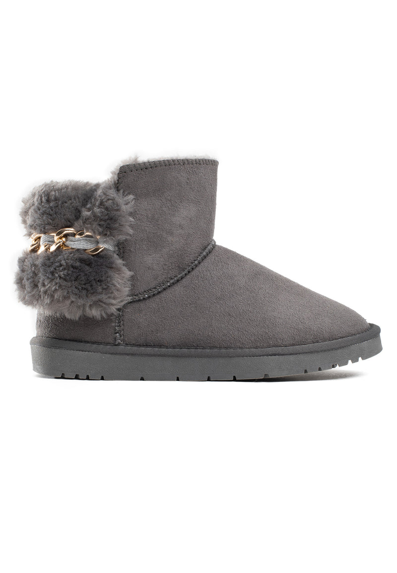 Bottines Crystal Anthracite