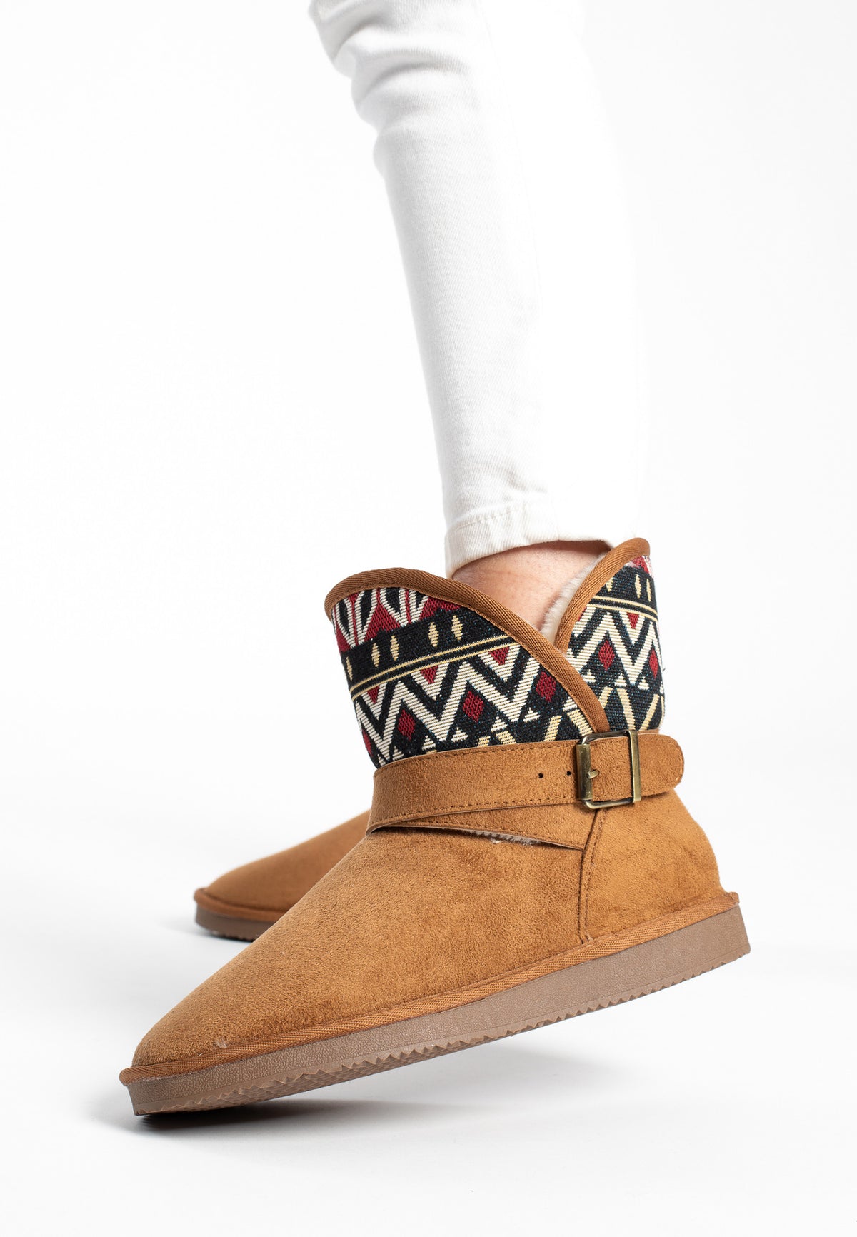 Bottines Concho Camel