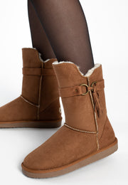 Bottines Crawford Camel
