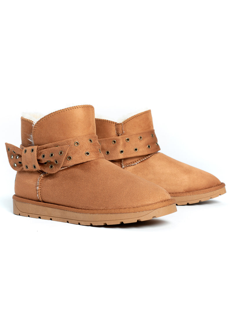 Bottines Eolia Camel