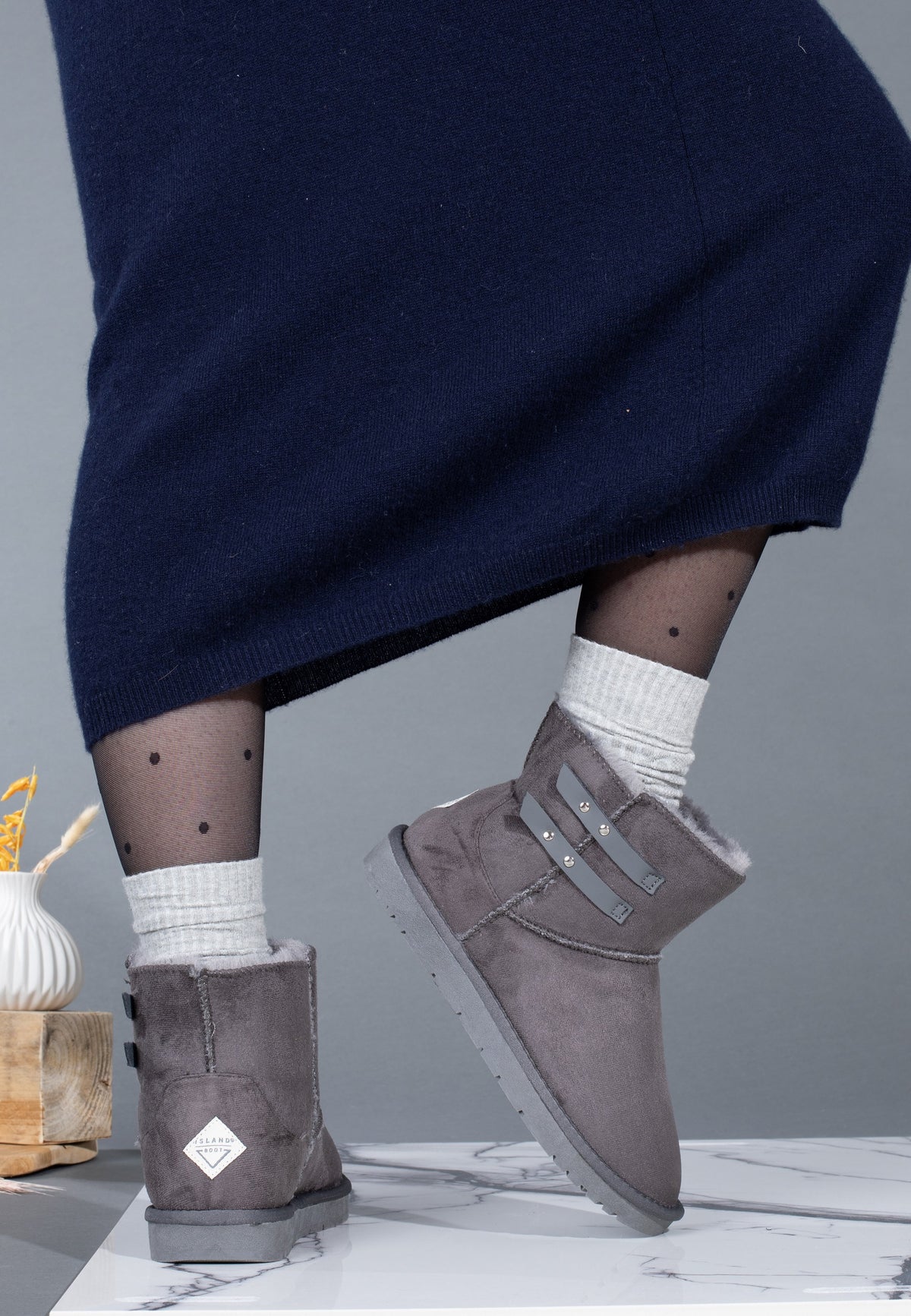 Bottines Badiane Anthracite