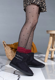 Badiane Black Ankle Boots