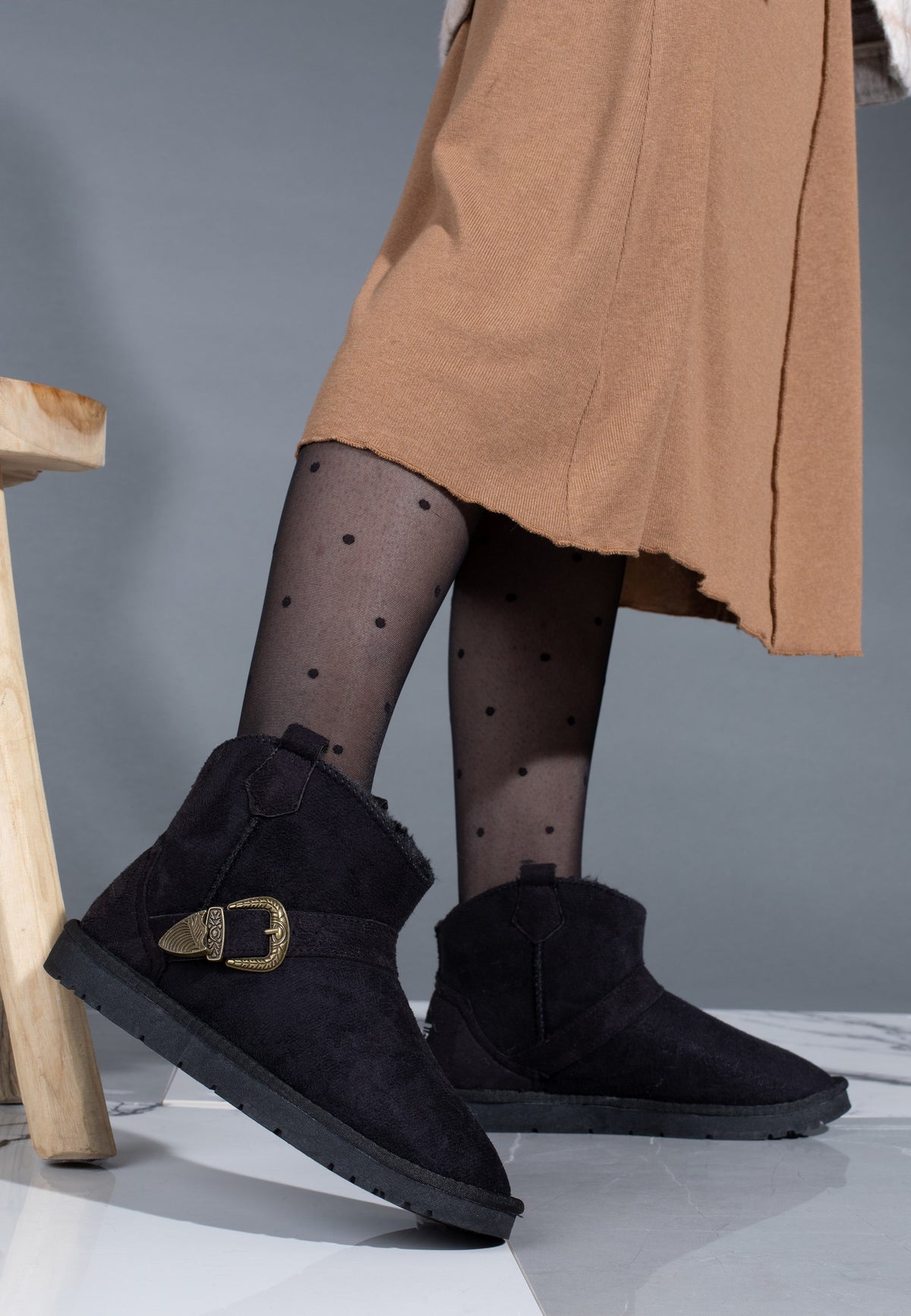 Bottines Winter Noir