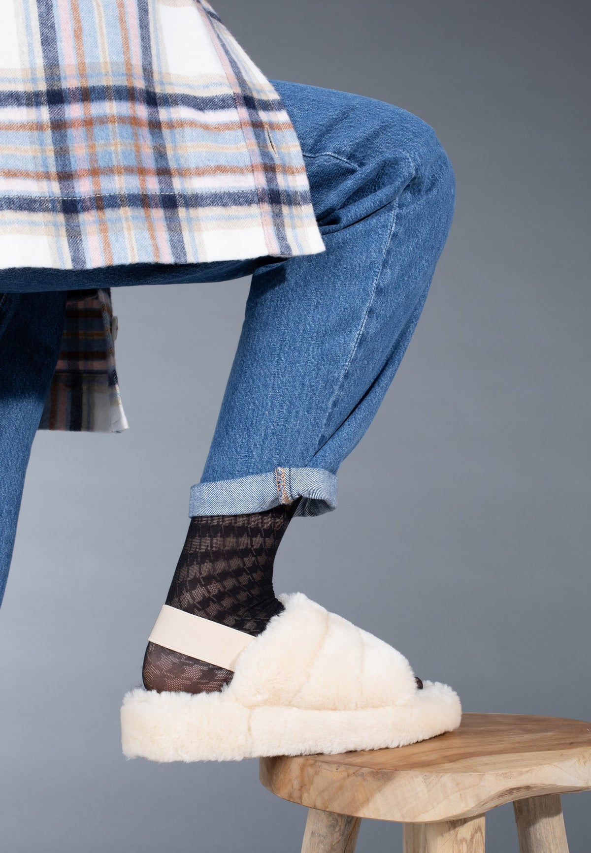 Chaussons Poppy Naturel