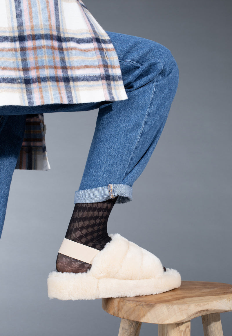 Chaussons Poppy Naturel