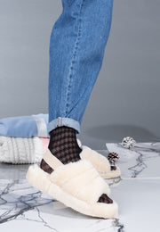 Chaussons Poppy Naturel