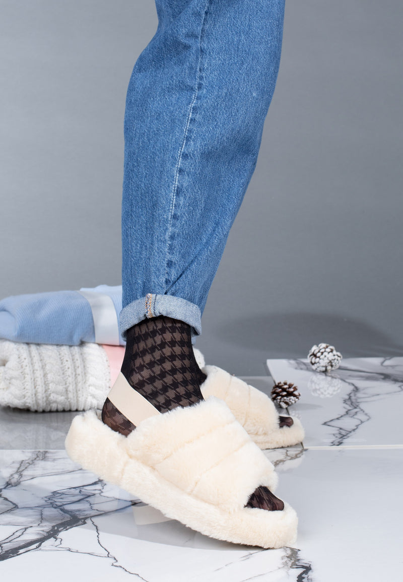 Chaussons Poppy Naturel