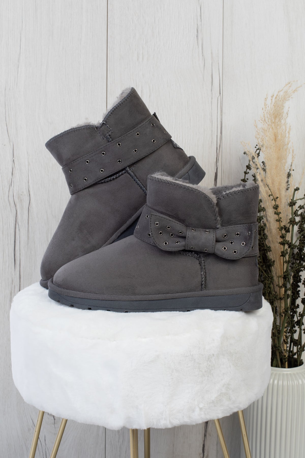 Bottines Eolia Anthracite