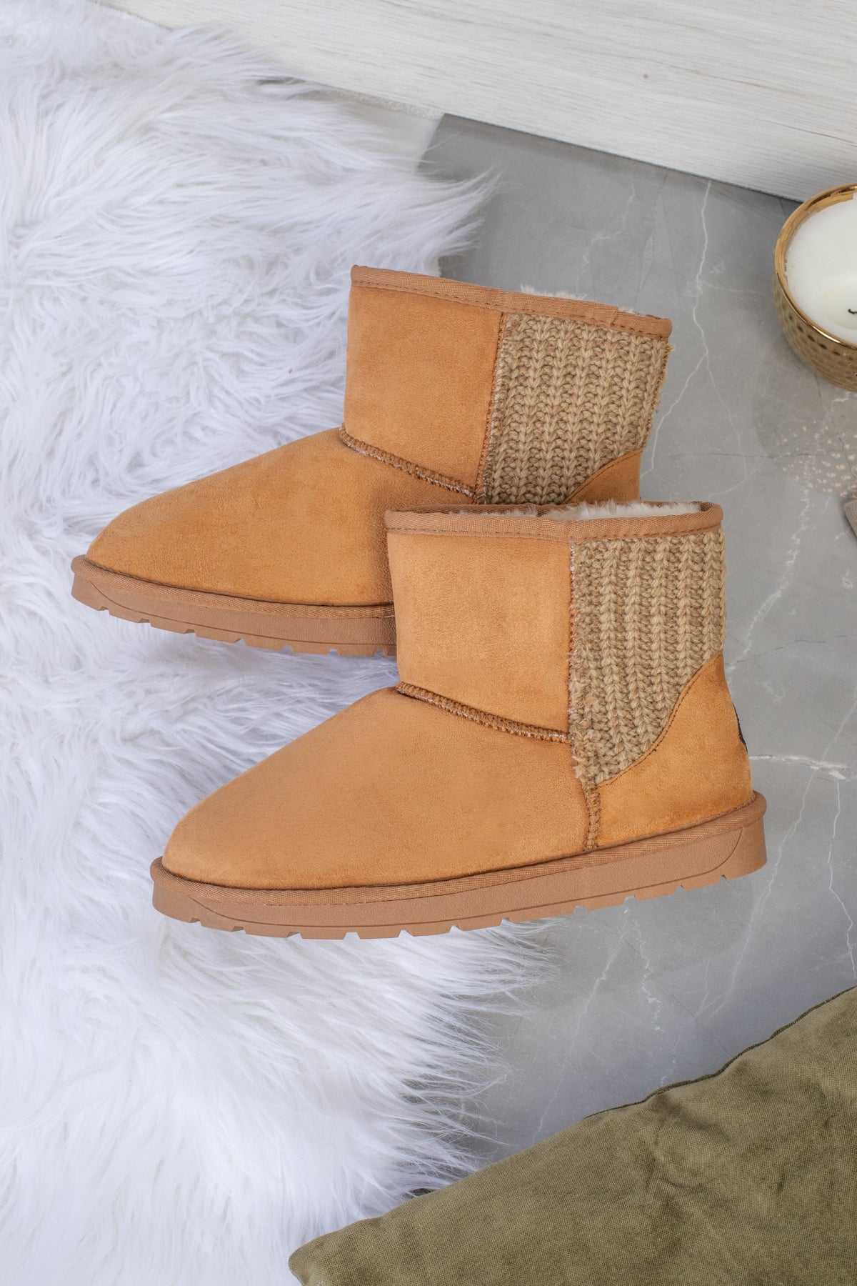 Bottines Tenny Camel
