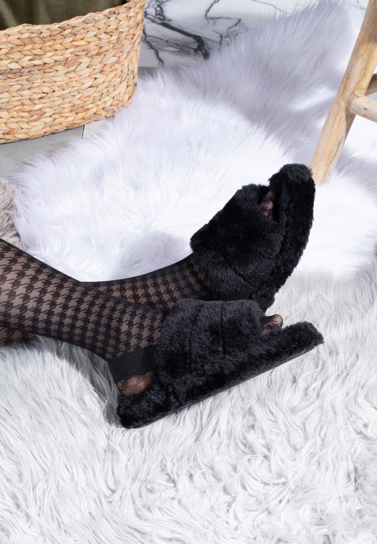 Chaussons Poppy Noir