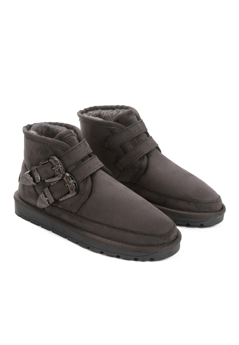 Bottines Indiana Anthracite