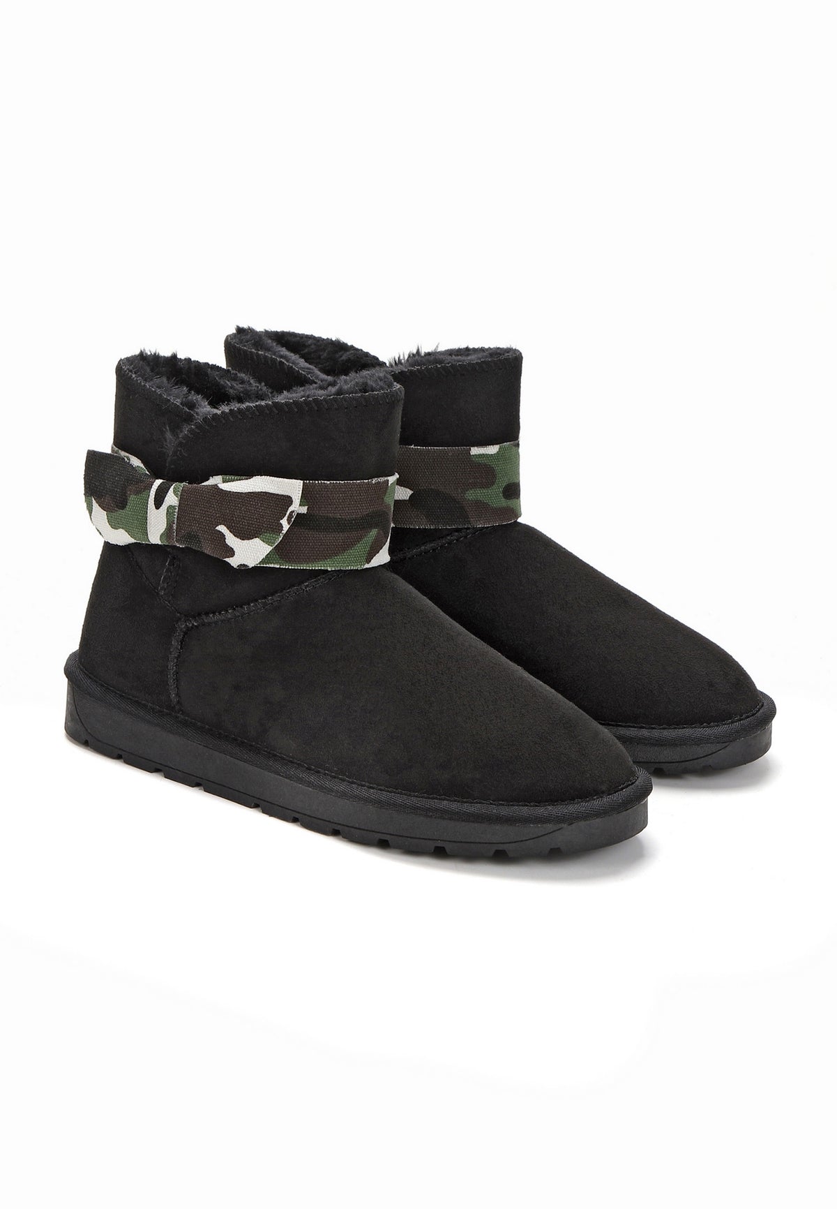 Bottines Winny Camo Noir