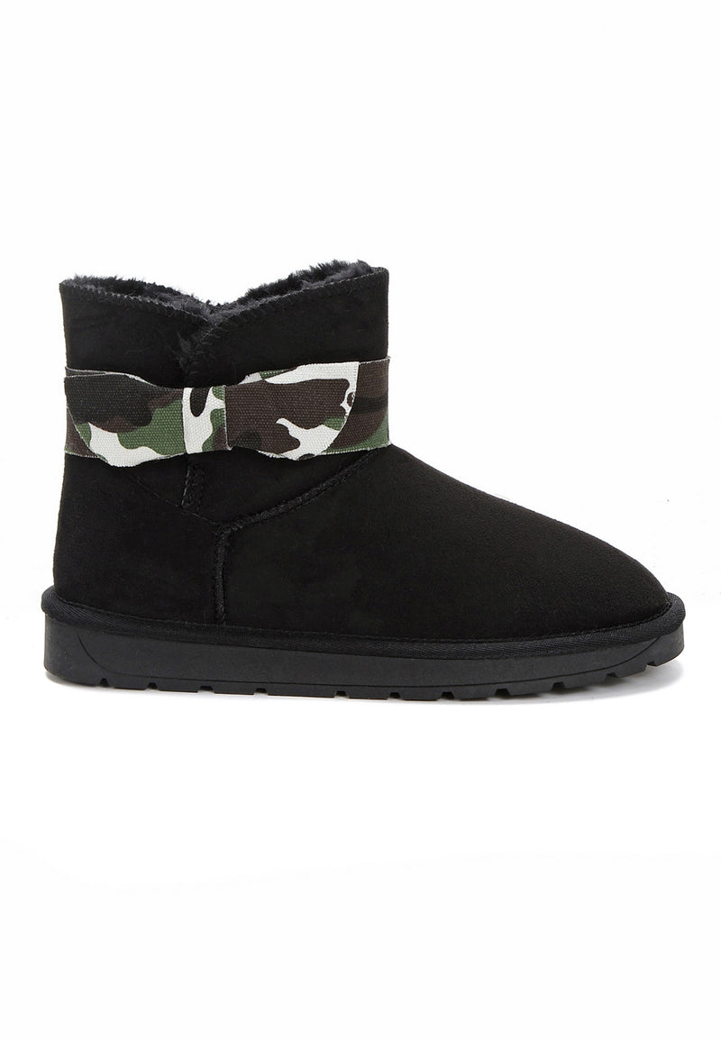 Bottines Winny Camo Noir
