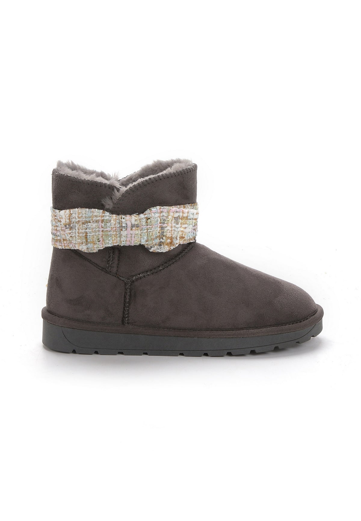 Bottines Winny Tweed Anthracite