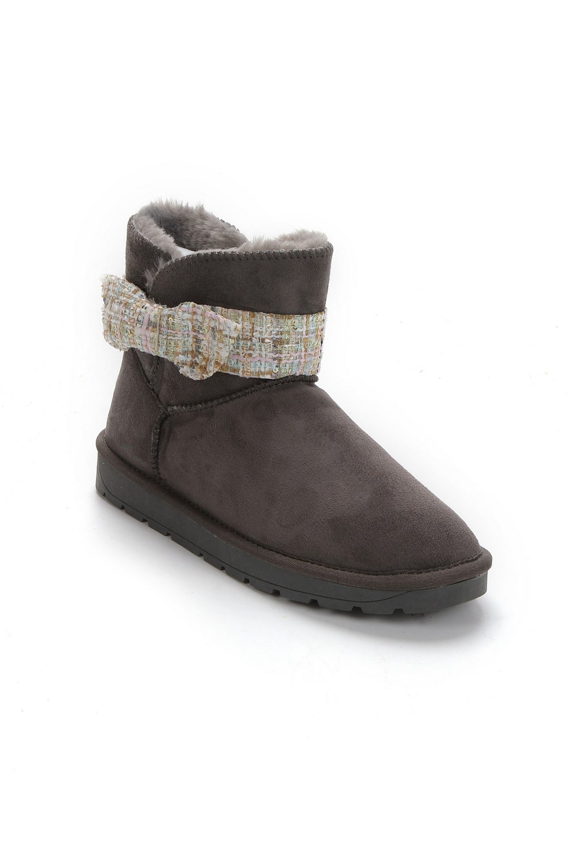 Bottines Winny Tweed Anthracite