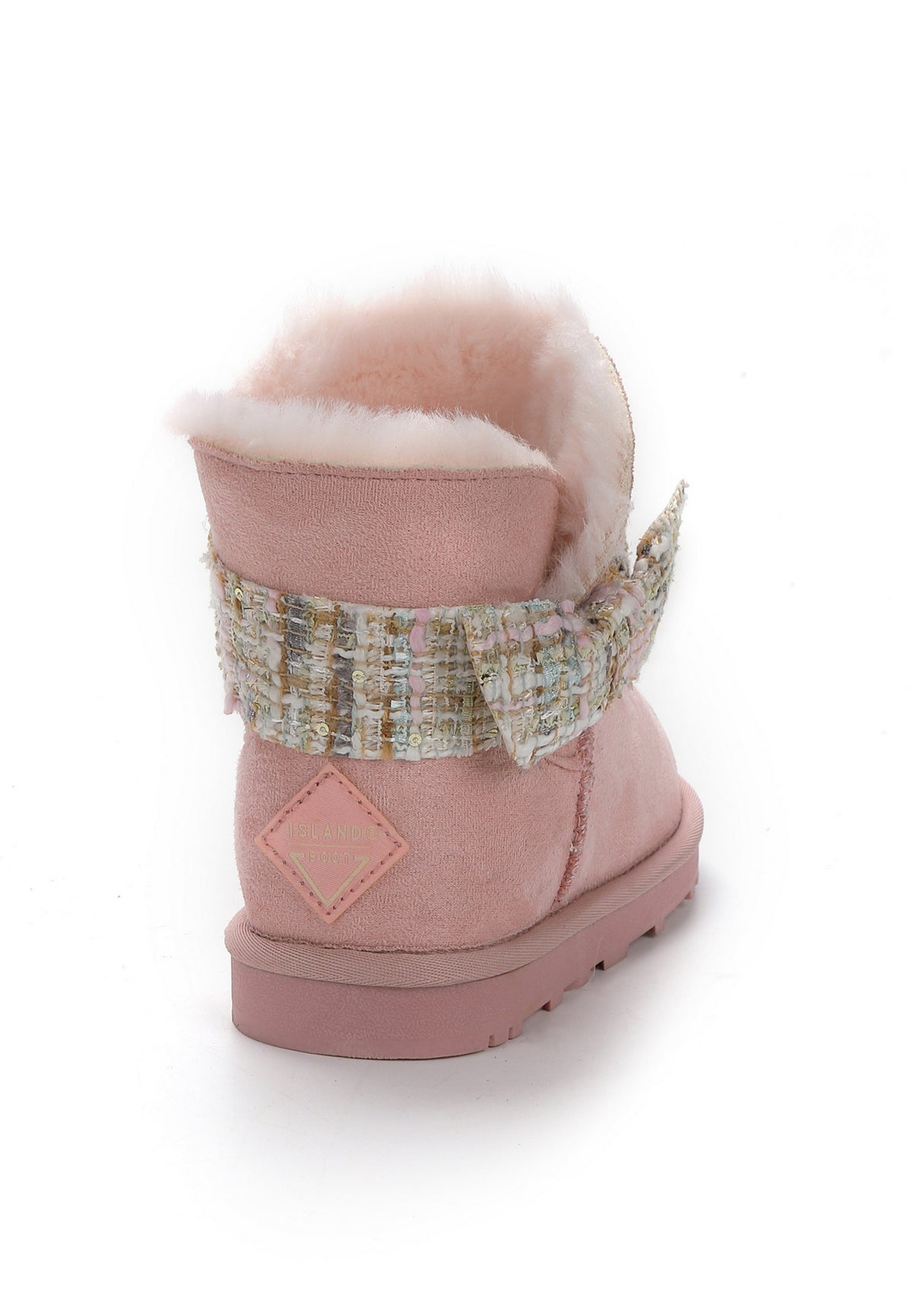 Bottines Winny Tweed Rose