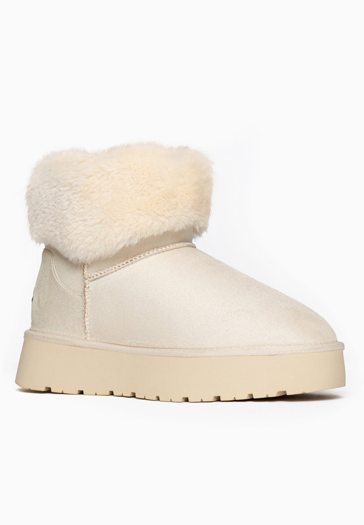 Bottines Falisa Blanc cassé