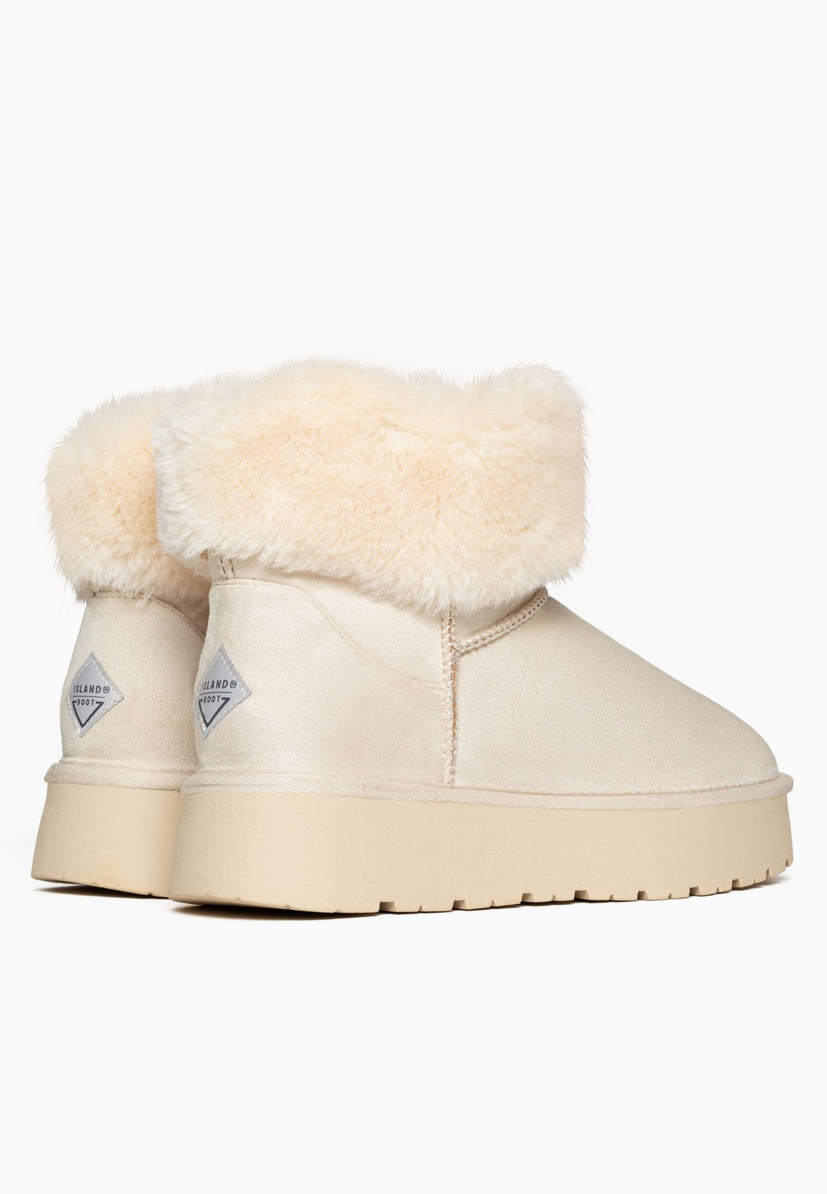 Bottines Falisa Blanc cassé