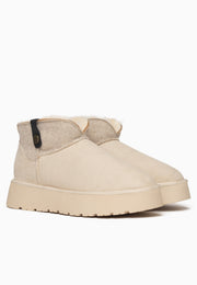 Bottines Ifza Blanc cassé et Noir