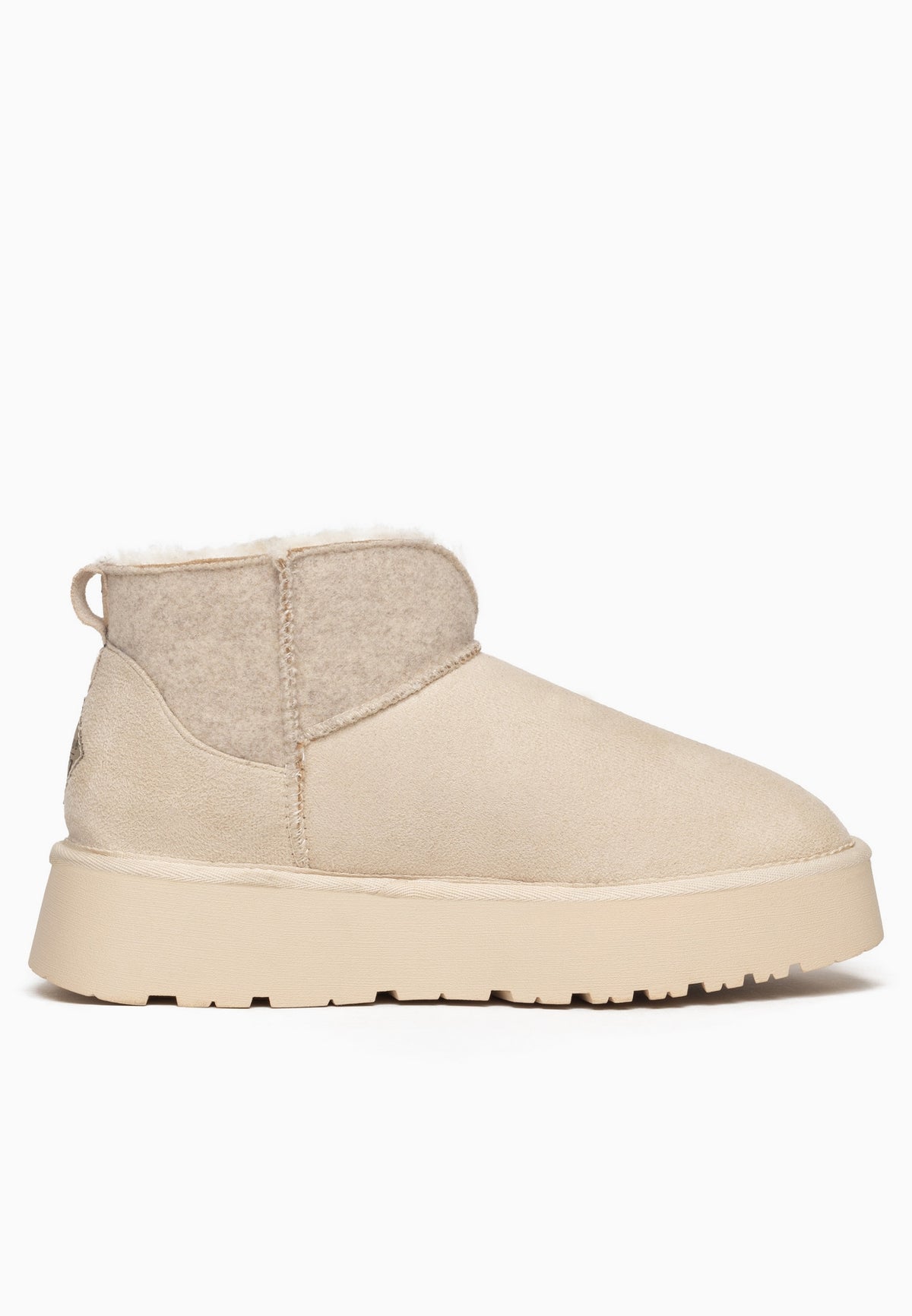 Bottines Ifza Blanc cassé et Noir