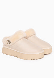 Bottines Insha Blanc cassé