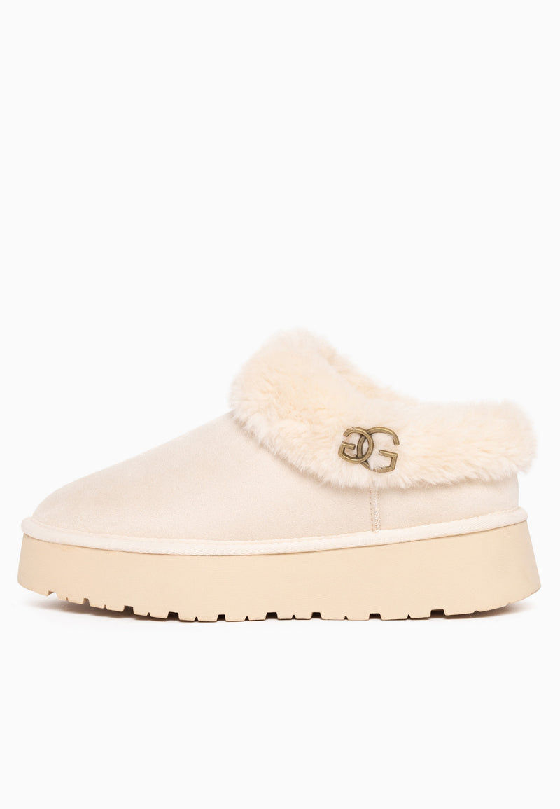 Bottines Insha Blanc cassé
