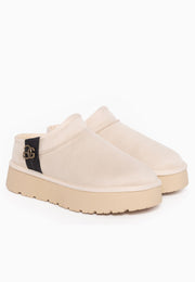 Bottines Idila Blanc cassé et Noir