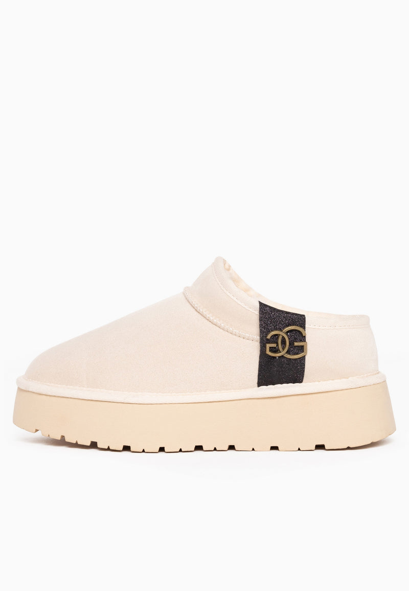Bottines Idila Blanc cassé et Noir