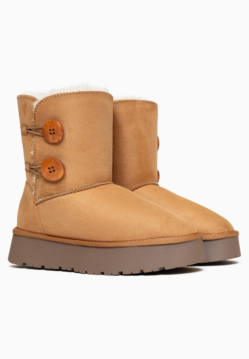 Bottines Elisa Camel