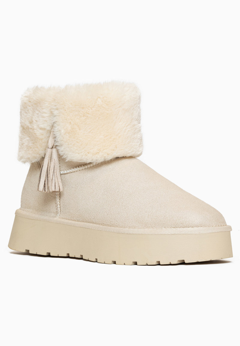 Bottines Cinnamon Blanc cassé