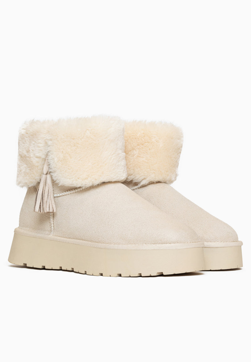 Bottines Cinnamon Blanc cassé