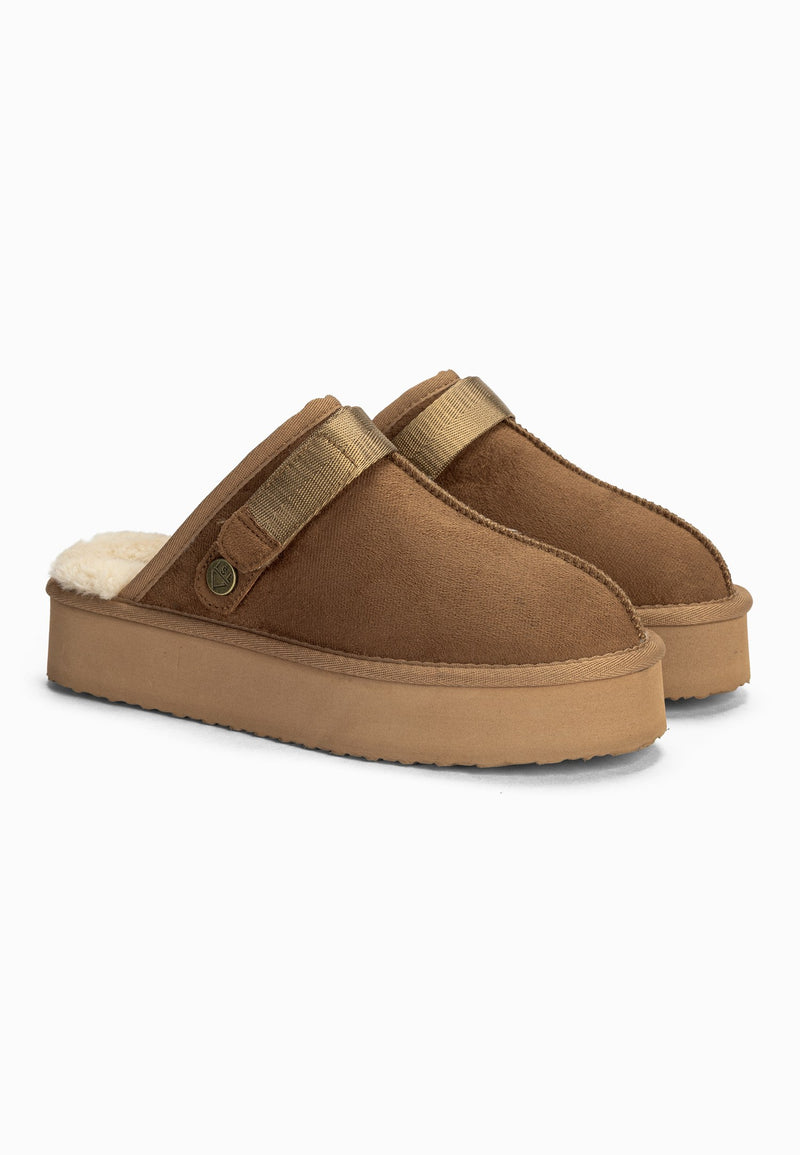 Chaussons Selia Camel