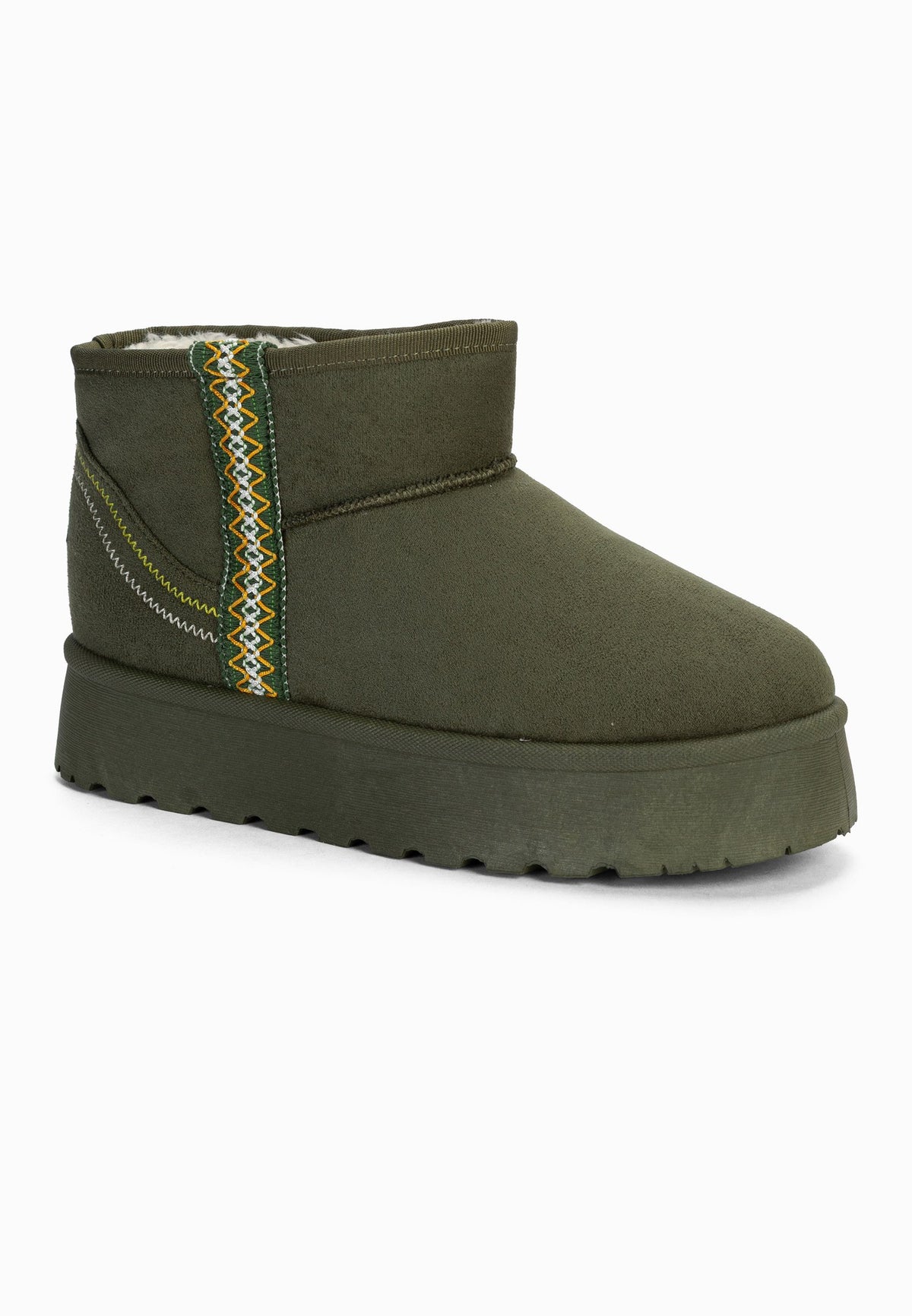 Bottines Sherry Kaki