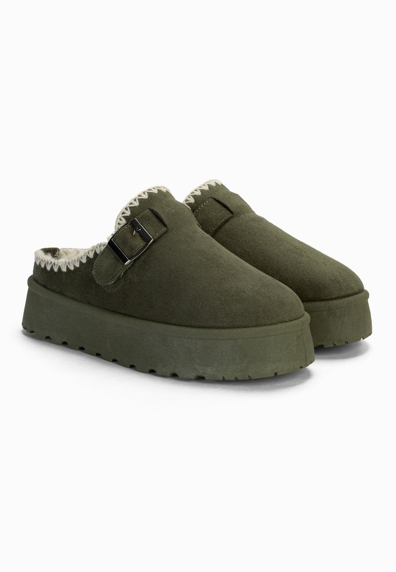 Chaussons Siloe Kaki