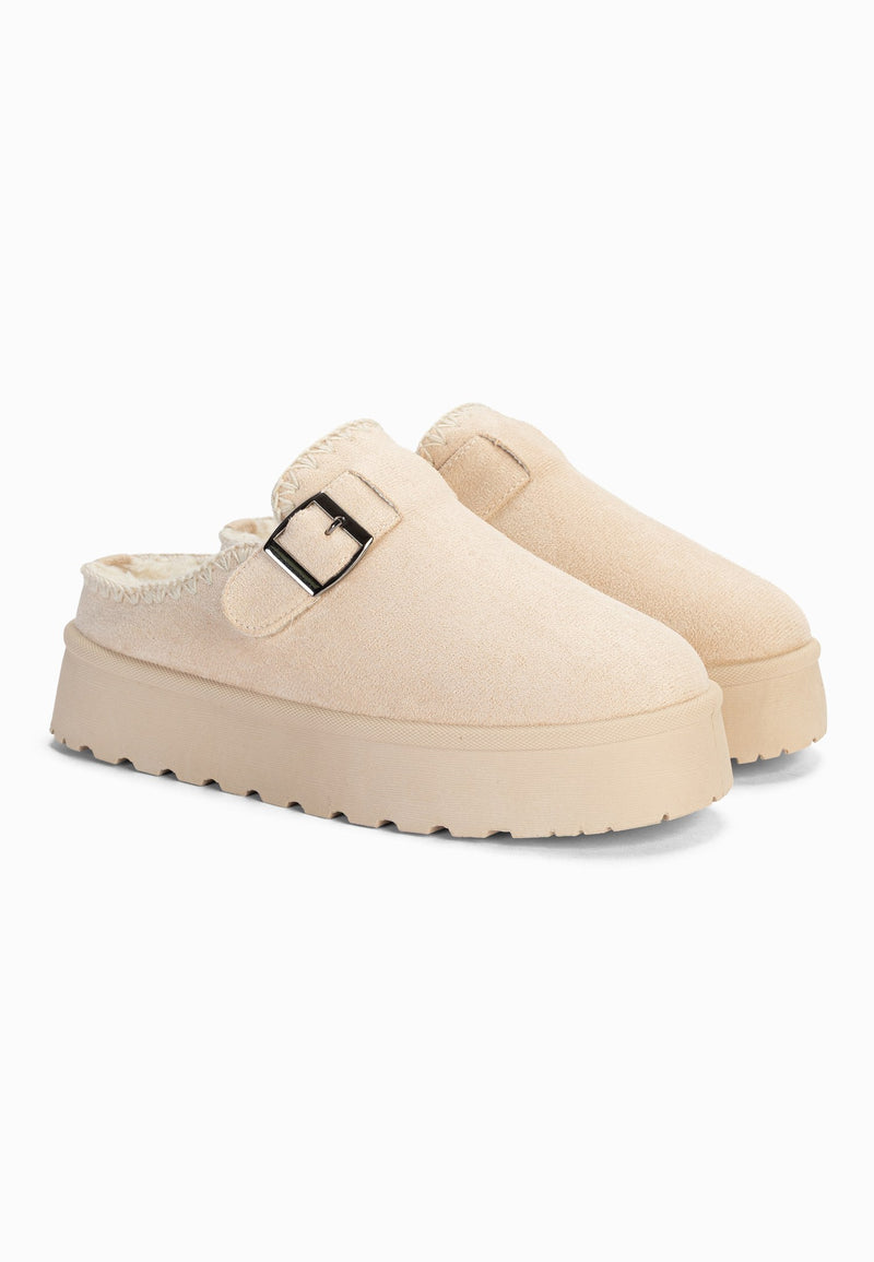 Chaussons Siloe Blanc cassé