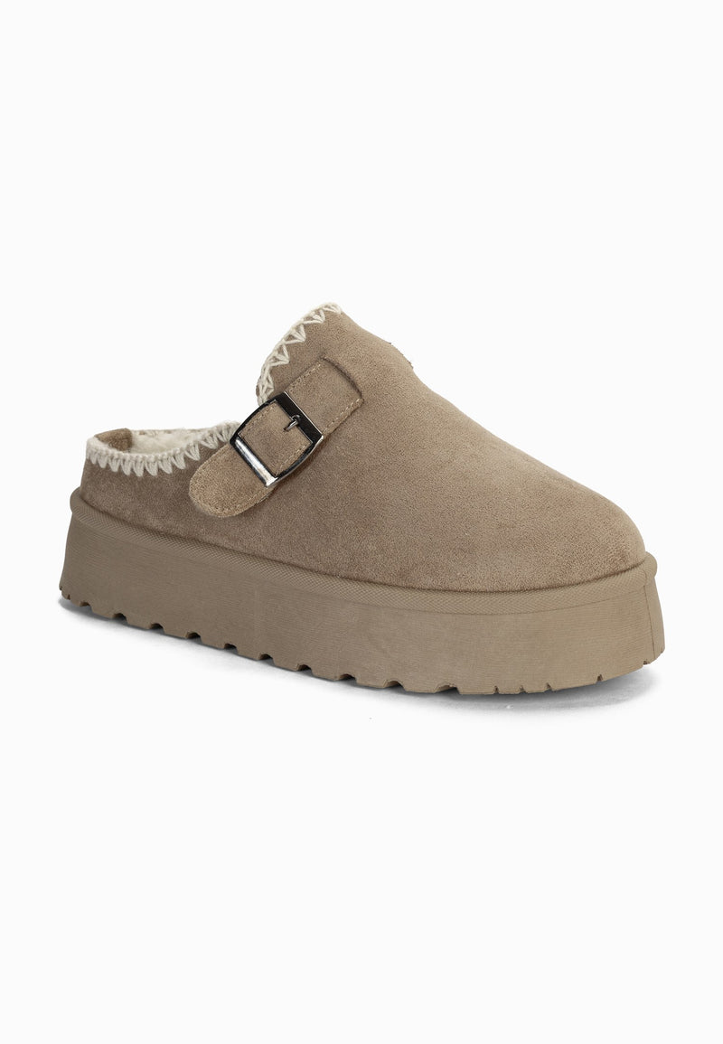Chaussons Siloe Taupe