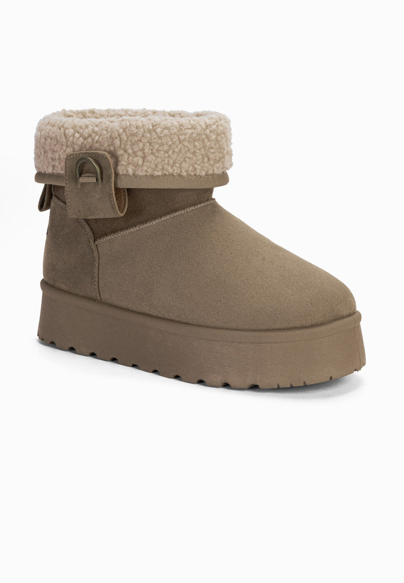 Bottines Silene Beige foncé