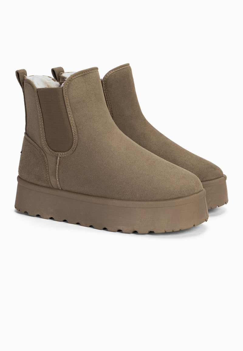 Bottines Salome Beige foncé