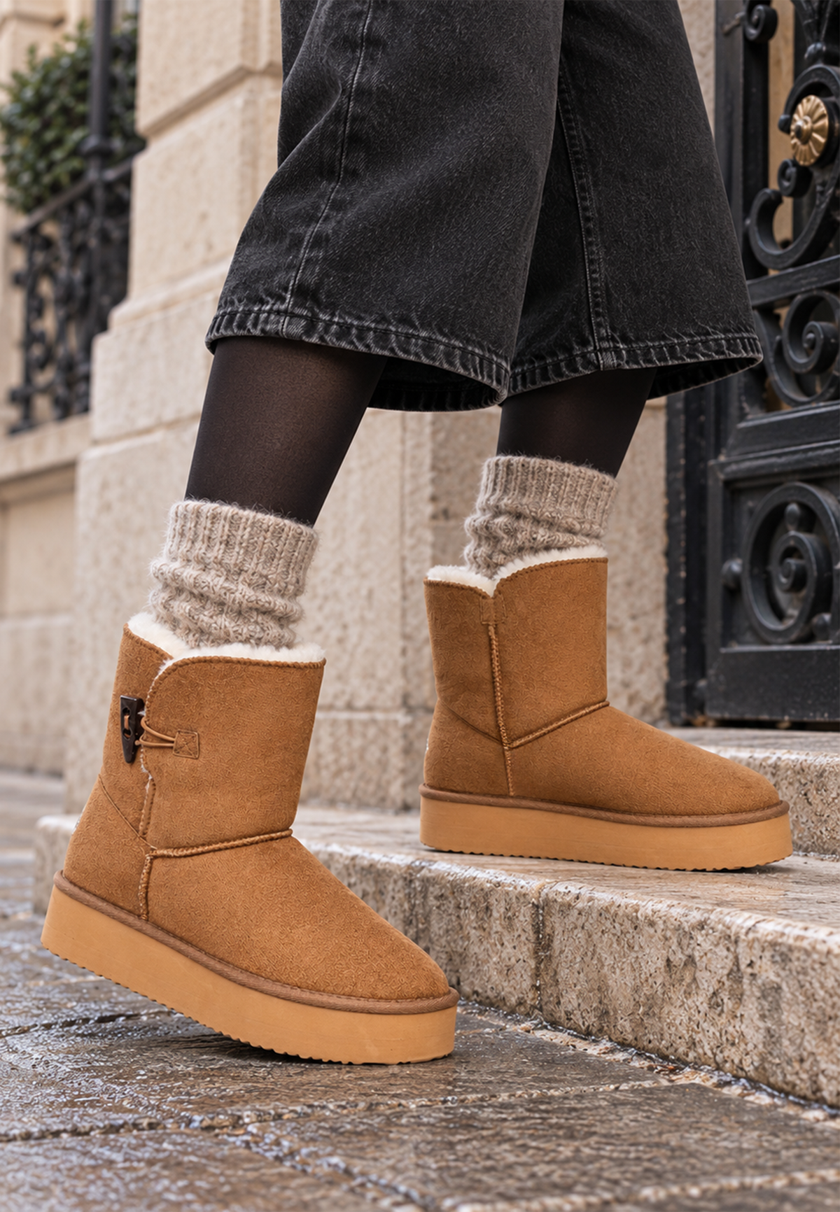 Bottines Emmy Camel