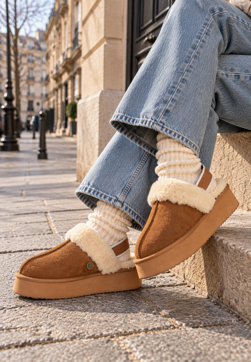Chaussons Sefora Camel