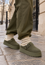 Chaussons Siloe Kaki